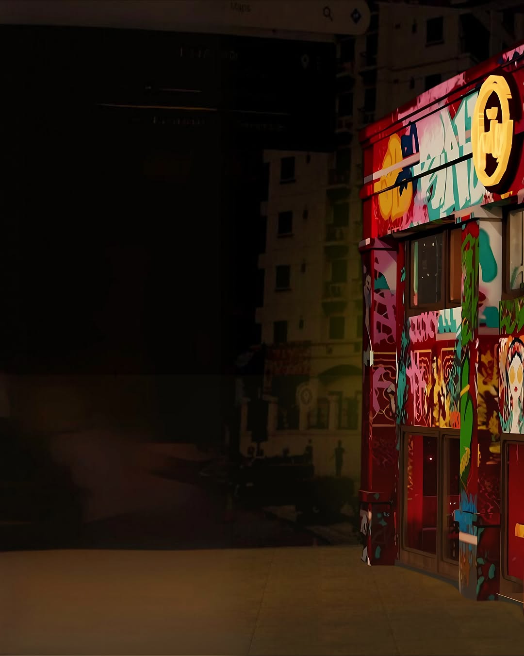 Hăo entrance graffiti exterior Forbes Town BGC